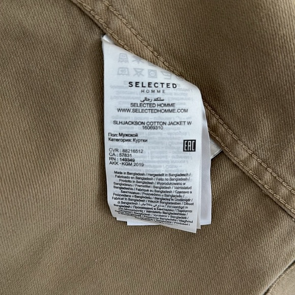 Men’s Selected Homme Jacket - Picture 3 of 5